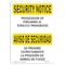 Signmission OSHA Security Sign, 7" H, 10" W, Plastic, PossessiOf FirearmsProhibited, Landscape, SN-P-L-11623 OS-SN-P-710-L-11623 - alternate 1
